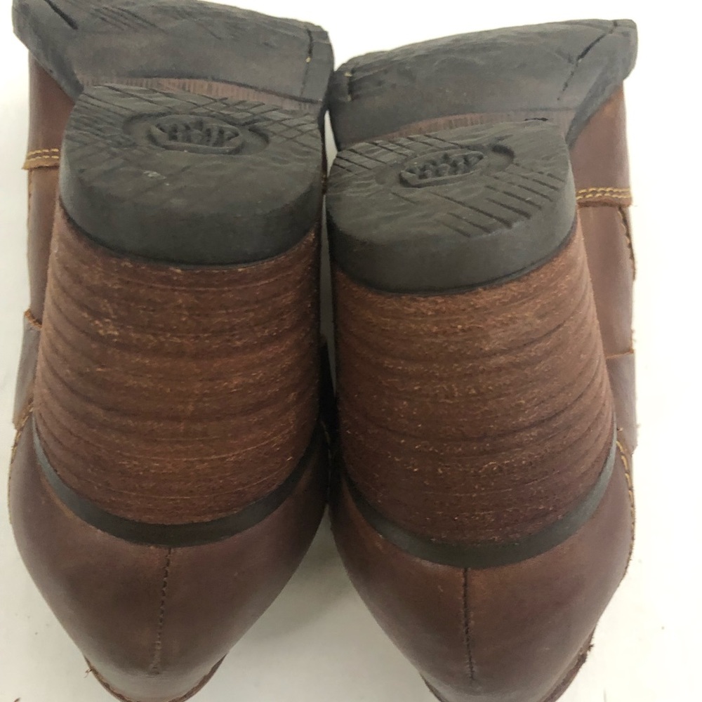 BORN l Sz 9.5 l Brown British Tan Leather Shoeties - Picture 12 of 14